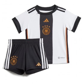 Tyskland Hemmakläder Barn VM 2022 Kortärmad (+ Korta byxor)